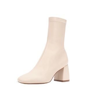 Stradivarius Mid-Heel Boot with Ankle Stretch
